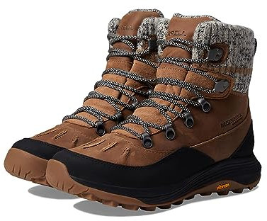 Merrell Femme Siren 4 Thermo Zip Mid WP Botte de randonnée, Tabac, 40 EU