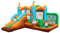 COSTWAY Castillo Hinchable Grande, 6 en 1 Castillo Hinchable para Niños 3 a 10 años, 335 x 300 x 200 cm, Insuflavel Crianças Interior Exterior (sin soplador)