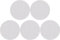Bosch 5x EXPERT M480 Schleifnetz (für Trockenbauwand, Hartholz, Ø 225 mm, Körnung 180, Professional Zubehör Trockenbauschleifer)