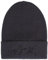 Armani Exchange Damen Signature Logo Sparkly Beanie-Mütze, schwarz, Einheitsgröße