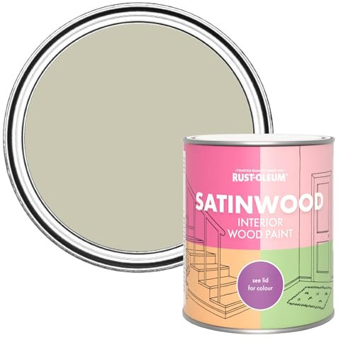 Rust-Oleum Beige Satinwood Interior Wood Paint - Half Light 750ml
