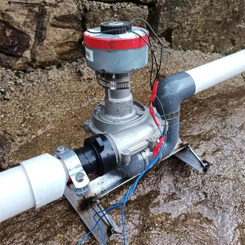 ZHOZHUT Generador De Turbina De Agua De 500W, 220V Microgenerador Hidroeléctrico 50hz Generador Hidroeléctrico De Alambre De Cobre con Rodamientos Dobles, para Exteriores, Iluminación,500w,220V