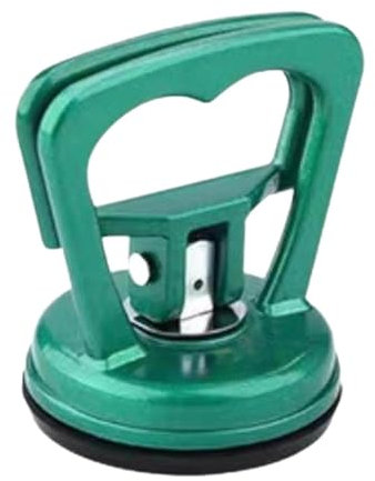LOVIVER Ventosa de vidrio con mango de aleación de aluminio, ventosa de vacío multiusos, elevador de vidrio para levantar ventanas de granito, Pequeña Garra Simple