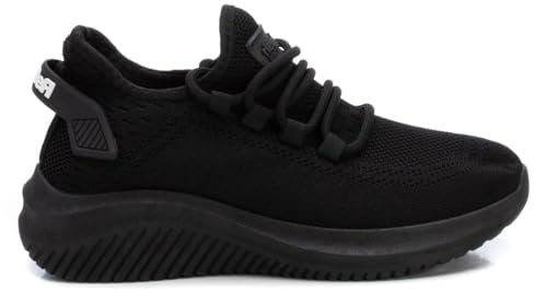 REFRESH - Zapatilla Mujer Negro - Calzado Cómodo y Versátil - Moda Casual - Modelo 17240205 (Talla 41)