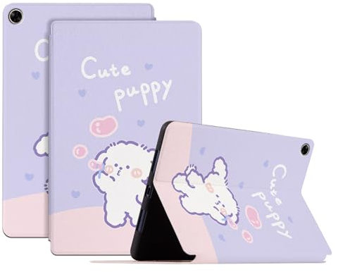 Generico DayQiQiPu Caso per Realme Pad (RMP2102/ RMP2103) 10,4 Pollici Custodia per Tablet Ultrasottile Motivo della Serie Cartoon Animal in Pelle PU Stand Flip Custodia Protettiva,01