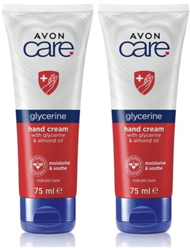 Avon Care Glycerine Hand Cream 75ml - Pack of 2