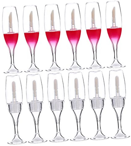 DRESSOOS 12pièces Flacons De Gloss à Forme Contenants Réutilisables Pour Maquillage Et Pour Gloss à