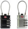 UP Security Cadenas Bagage Homologué TSA, Petit Cadenas à Code avec Câble, Serrures TSA pour Valise, Cadenas à Code pour Voyage, Mallette d’Arme, Fermeture Éclair de Sac à Dos (Noir+Argent)