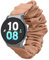 kwmobile Correa coletero Compatible con Samsung Galaxy Watch 4/5 / 6/7 / FE - Scrunchy para Reloj Inteligente - Beige