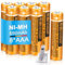 8 Pack 550mAh 1.2V AAA Rechargeable Batteries HHR-55AAABU NI-MH for Panasonic Handsets Replacement Battery for BT Gigaset Cordless Phones Home Office Daily Use