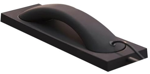 Remingtape Ricevitore Universale per Telefono retrò, Cornetta, Auricolare per Chiamate con Smartphone, Microfono per Telefono Fisso da 3,5 Mm, Nero