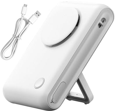 Genérico Ventilador De Clip De Cintura - Ventilador De Enfriamiento Del Cinturón De 6600 Rpm | De Manos Libres Portátiles Con Batería De 2000 MAh, Mini Ajustable De 3 Velocidades Para Tra