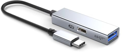 Fangxuee USB 3.2 Type-C HUB 5Gbps 60W PD Charging OTG Adapter High-Speed USB to Type-C Converter B