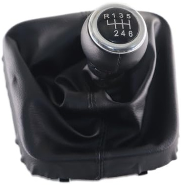 Lspbfkq Palanca De Velocidad De Coche Pomo De Palanca De Cambios Para VW Para Golf 5 MK5 2004-2008, Funda Protectora Para Maletero(6 speed)