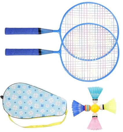 Set Badminton Racchetta E Racchetta Leggera Completa Con Impugnatura