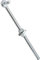 National Hardware 293BC Crochet à boulon 5/8 x 12, plaqué zinc, 5/8 x 12 - N130-583