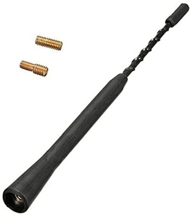 Black Genuine Replacement AM/FM Aerial Mast Antenna Roof Screw in Type