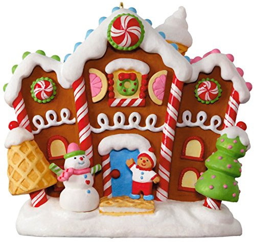 Hallmark Verrücktes Lebkuchenhaus Andenken Weihnachtsschmuck