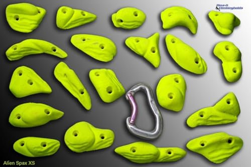 Move-it-Climbingholds - Alien XS Spax (Klettergriffe-Set), Farbe:blau