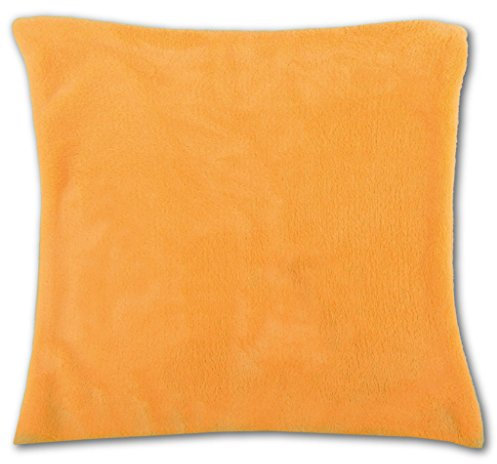 Bestlivings Kissenhülle Kuschel 60x60cm Kissenbezug Dekokissen Auswahl: Hellorange - Marigold, Bezug für Kissen - Sofakissen Zierkissen