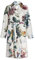 ESSENZA Bademantel Fleur Ecru, XL - 100% Polyester - Blumen Pfingstrosen Tulpen