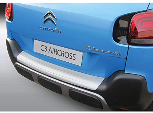 RGM ABS Heckstoßstangenschutz passgenau | kompatibel mit Citroën C3 Aircross 2017- Schwarz