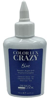 Design Look Color Lux Crazy Colorazione diretta 150 ml blu- Blue