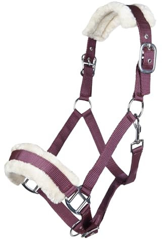 Posten Halfter-11796 weinrot Warmblut