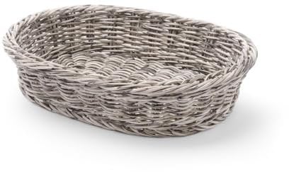 HENDI Cesta de repostería ovalada - Gris claro - 320x230x(H)70 mm