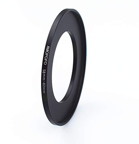 58-82mm Camera Lens adapter/58mm to 82mm Camera Filters Ring (58mm to 82mm Step Up Ring or Accessory),58mm Lens to 82mm UV CPL Filter Accessory