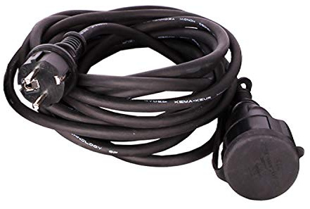 5 Meter Outdoor Verlängerung Verlängerungskabel für aussen Kabel Stromkabel Tüv GS
