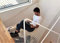 MJHETCY Dekor Netz, Kinderschutz Kletterseil, Weiß Kindersicherheitsnetz,Schutznetz, Seilnetz Innere Klettern Draussen Dekorationsnetz Balkon Geländer Treppe Anti-Fall-Netz Garten Zaun（1x3m）