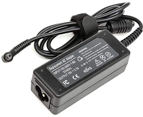 Laptop Charger 19v 2.1A Power Adapter Fits Samsung Notebook NC10 NC20 NF310 3.0 x 1.0mm (Charger with No Mains Lead)