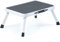 Unibos Single Step Stool Folding Steps Ladder Foldable Design – Ideal for Home Kitchen Garage Caravan (White)