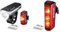 SIGMA SPORT - LED Fahrradlicht Set Aura 60 und Infinity & - Blaze | LED Fahrradlicht | StVZO zugelassenes, akkubetriebenes Rücklicht mit Bremslicht, Rear