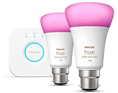 Philips Hue Ambiance White and Colour B22 Kit de démarrage