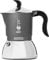 Bialetti Fiammetta Cafetera de inducción, 2 tazas (100 ml), Apta para todos los fuegos, Diseño elegante, Gris