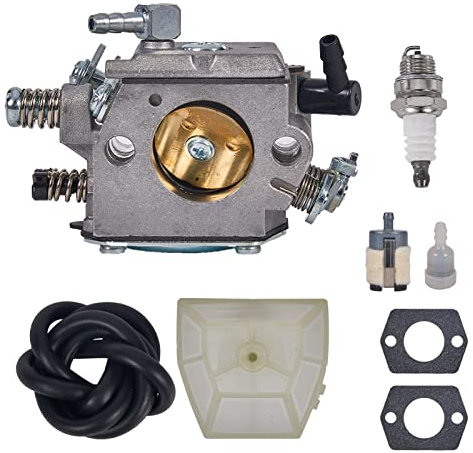 Mikatesi CS590 Carburetor Kit for Echo CS-590 CS-600P CS600P CS610 CS620 Shindaiwa 591 Chainsaws Engine Carb Replaces A021001661 A021001660 A021001662