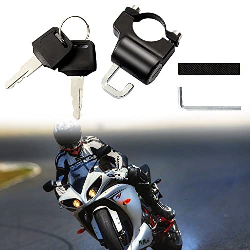 Lucchetto per Casco Moto Universale,Antifurto Casco Moto Gancio,Casco Moto Blocca,Casco per Moto,Accessorio da Equitazione,Lucchetto Per Casco Antifurto,Lucchetto per Casco, Antifurto Casco Moto