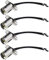 4pcs BAY15D 1157 Support de Lampe Adaptateur LED Support de Douille d'ampoule Câblage Harnais Sockets Accessoires Rechange pour Clignotant Feu Stop Feu arrière 12-24V 10cm