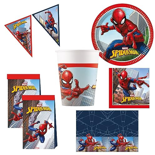 Procos Party Set, Spiderman, Multicolor, Desconocido (10215303DY)