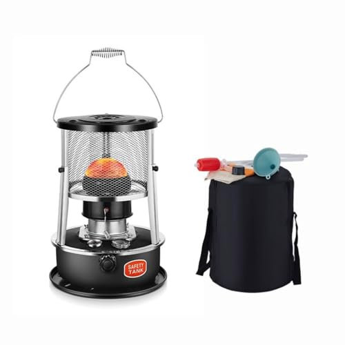 RUTAVM Raumheizungen 4,6 L Outdoor Heizung Kerosin Herd Mobile Docht Heizung 360 ° Surround Heizung Konvektion Brenner for Camping Jagd Zelt