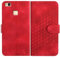JayModCase Cover per Huawei P9 Lite,Flip Custodia in Pelle PU con Kickstand Porta Carte Magnetica Chiusa Custodia per Huawei P9 Lite (Rosso)