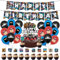 Senidea Roblox Birthday Party Decorations Supplies: Banner, Balloons, Ribbon, Cake Toppers, Cupcake Toppers, Cake Decorations for Kids