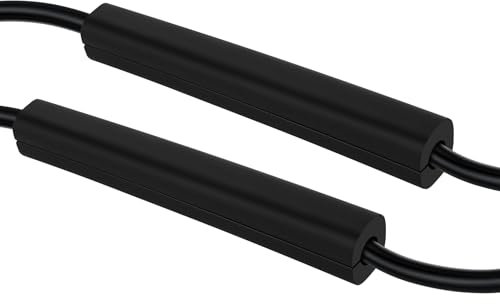 Vizava EV Charger Cable Protector Garage Door Pass Through Electric Vehicle Car Charging Cable Protector with Heavy-Duty Rubber, ID 19mm, Compatible for Tesla Charging Cable or Various Cable Type(2PK)