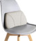 POKSRI Echtes Rindsleder Kissen lordosenstütze Auto,Memory Foam Kissen,lendenkissen,Echtes Leder Rückenlehne,deko,blackroll,Outdoor,Kissen,Sofa(Beige,1p)