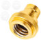 CO2 Quick Adapter aufgerüstet für Soda Water Bubble, Euakee Split CO2 Schnelladapter, Universal CO2 Zylinder mit TR21-4 Außengewinde (Gold)