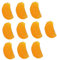 PHENOFICE 10st Orangen Anhänger Vintage-ohrring-anhänger Schlüsselanhänger-charm Schmuckzubehör Halskette Fruchtanhänger Ohrringe Machen Perlen Orangefarbenes Zubehör Halskettenanhänger Harz