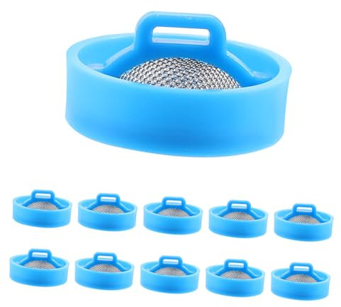 KONTONTY 10pezzi Filtro Per Valvola Di Ingresso d Acqua Per Lavatrice Rete in Acciaio Da Accessori Per Sedimenti Prevenzione Degli Intasamenti Installazione Senza Sforzo