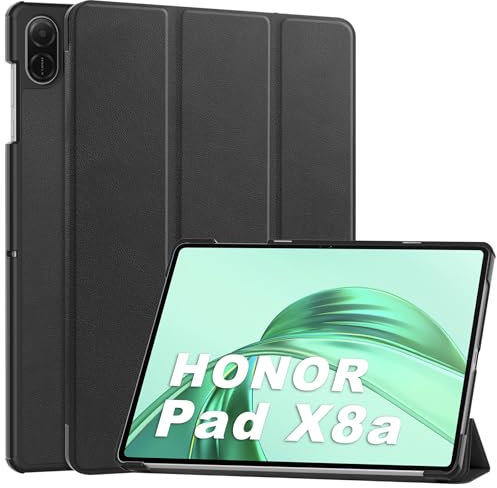 GOZOPO Funda para Honor Pad X8a (2024) 11,0 Pulgadas, Ultra Slim Protectora Delgada Carcasa con Soporte y Auto-Estela/Sueño, Negro